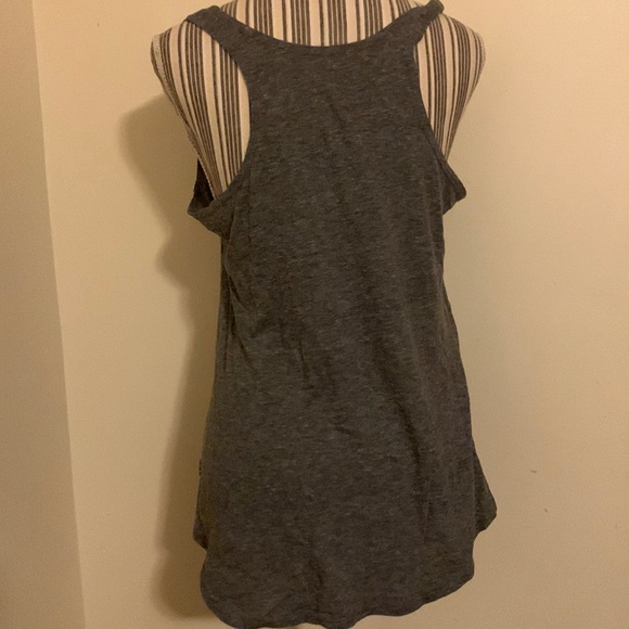 Floral & Blue Logo- Vans- Grey Tank Top - Picture 5 of 6